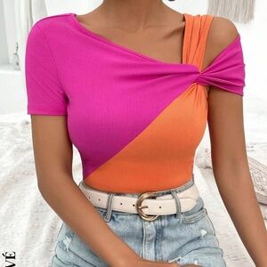 Two tone top